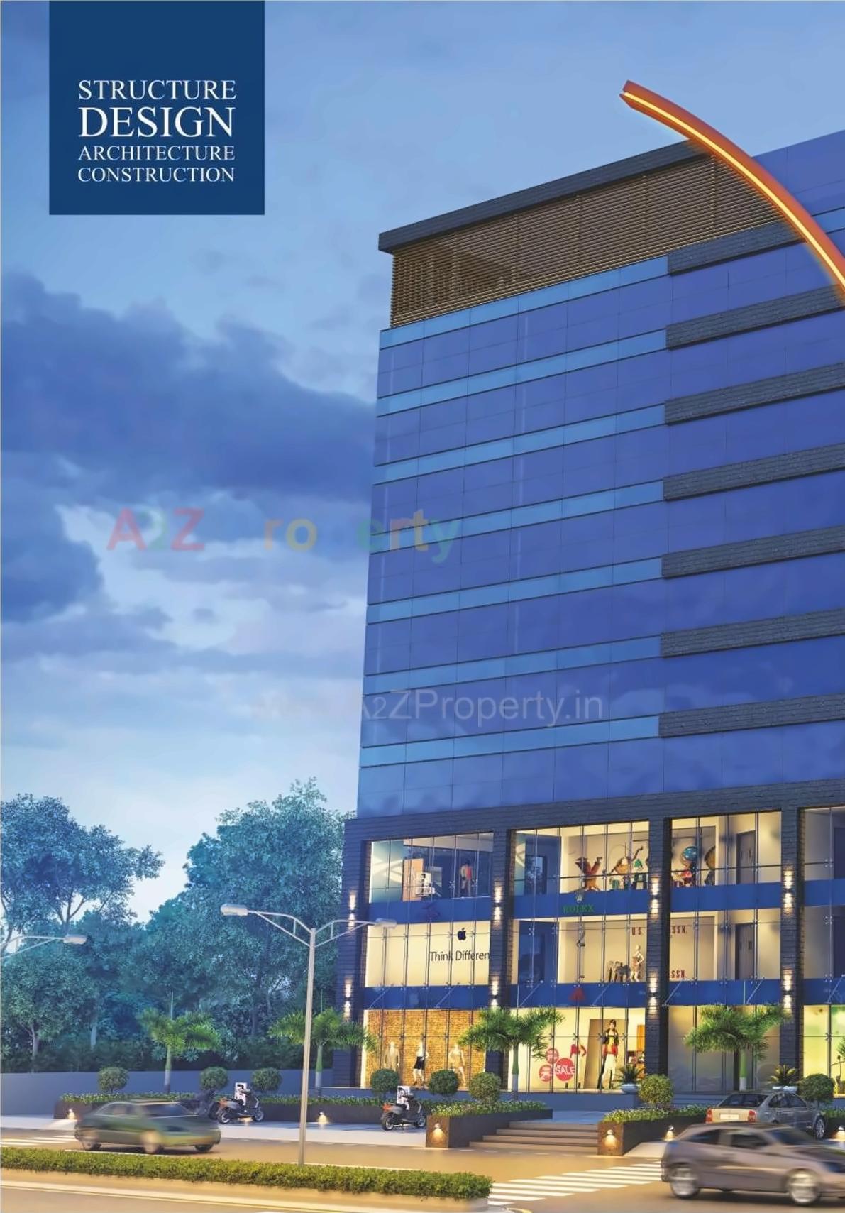 3D Elevation of real estate project Blue Point located at Sarthana, Surat, Gujarat