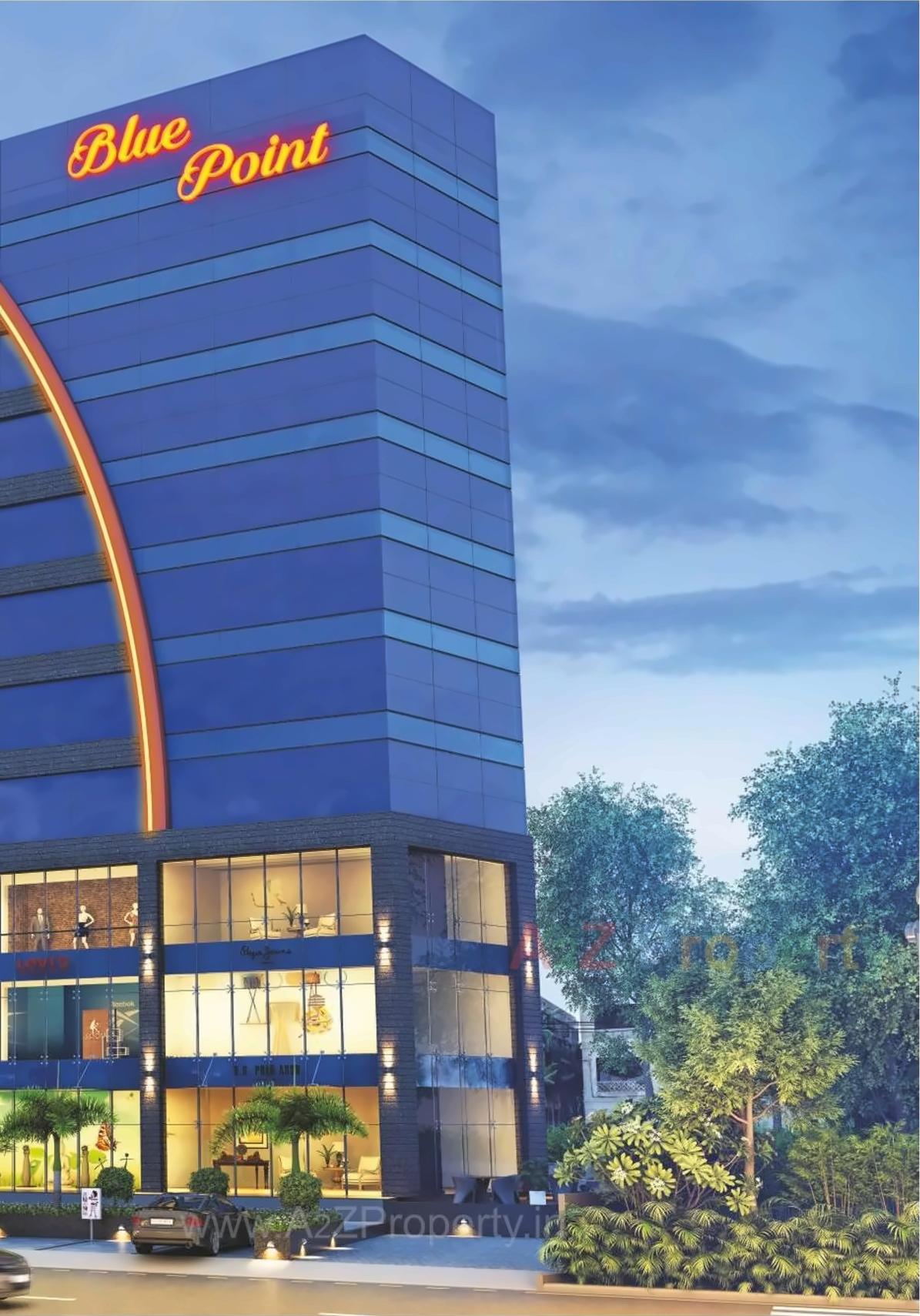 3D Elevation of real estate project Blue Point located at Sarthana, Surat, Gujarat