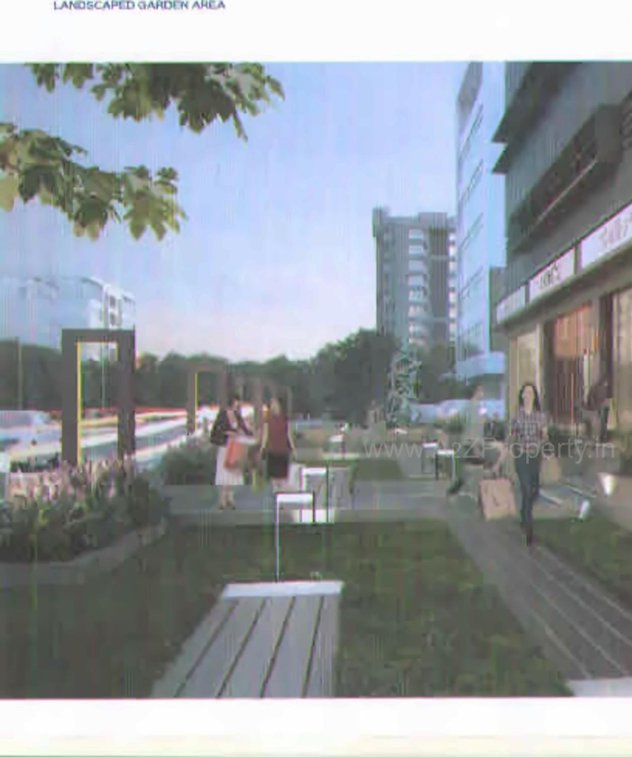 3D Elevation of real estate project Blue Ski Commerce Square located at Surat, Surat, Gujarat