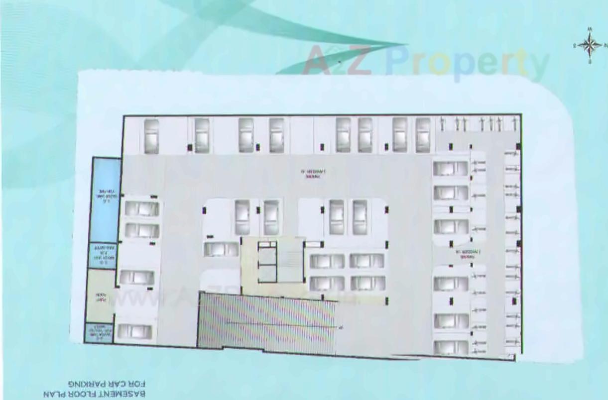 Layout of real estate project Blue Ski Commerce Square located at Surat, Surat, Gujarat