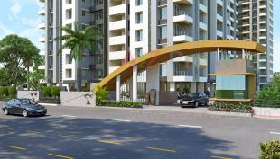 Elevation of real estate project Bramand Residency located at Ved, Surat, Gujarat