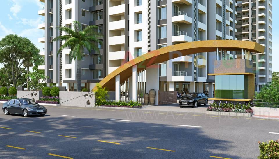 3D Elevation of real estate project Bramand Residency located at Ved, Surat, Gujarat