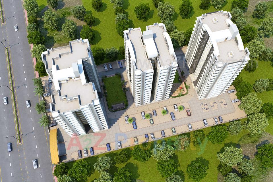 3D Elevation of real estate project Bramand Residency located at Ved, Surat, Gujarat