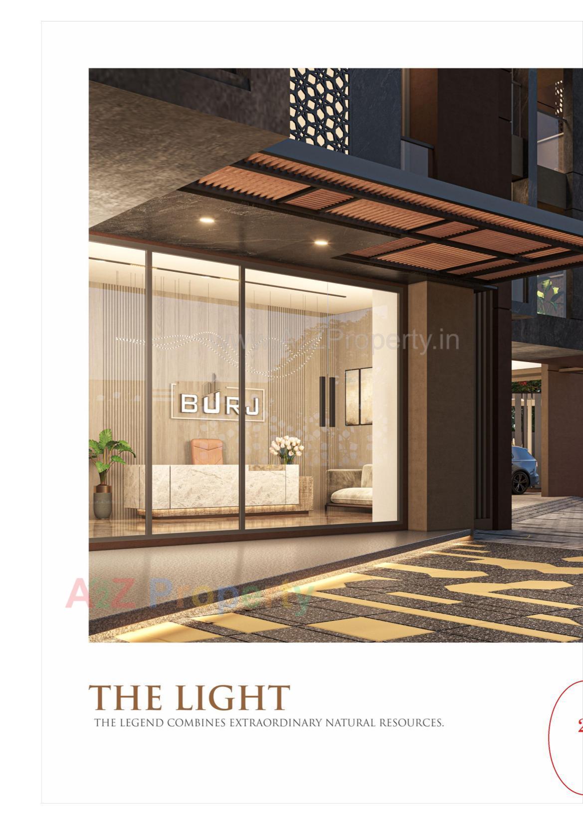 3D Elevation of real estate project Burj located at Rander, Surat, Gujarat