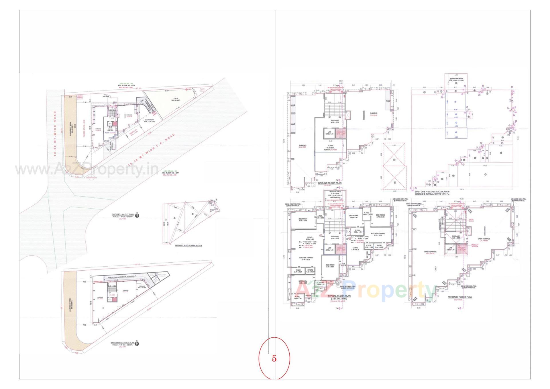  of real estate project Burj located at Rander, Surat, Gujarat