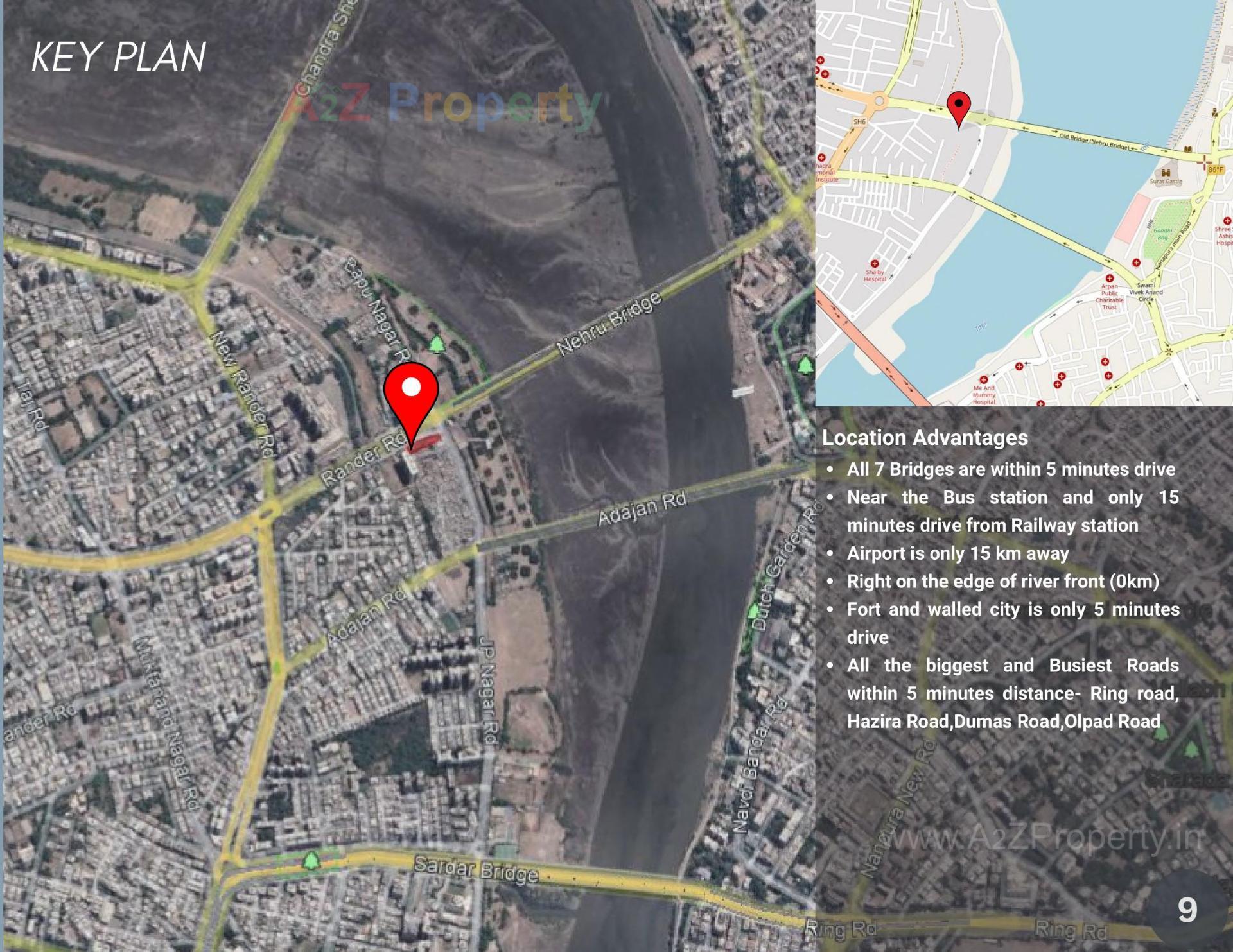  of real estate project Business Bay Center located at Adajan, Surat, Gujarat