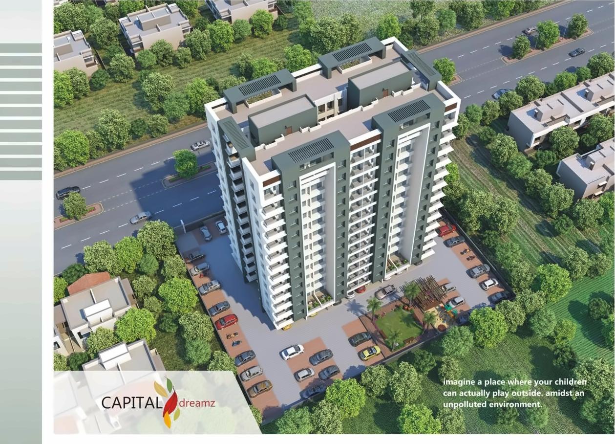 3D Elevation of real estate project Capital Dreamz located at Surat, Surat, Gujarat