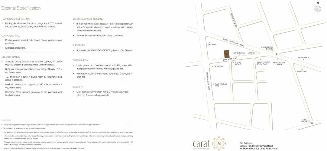  of real estate project Carat located at Katar, Surat, Gujarat