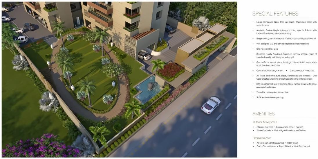 3D Elevation of real estate project Carat located at Katar, Surat, Gujarat