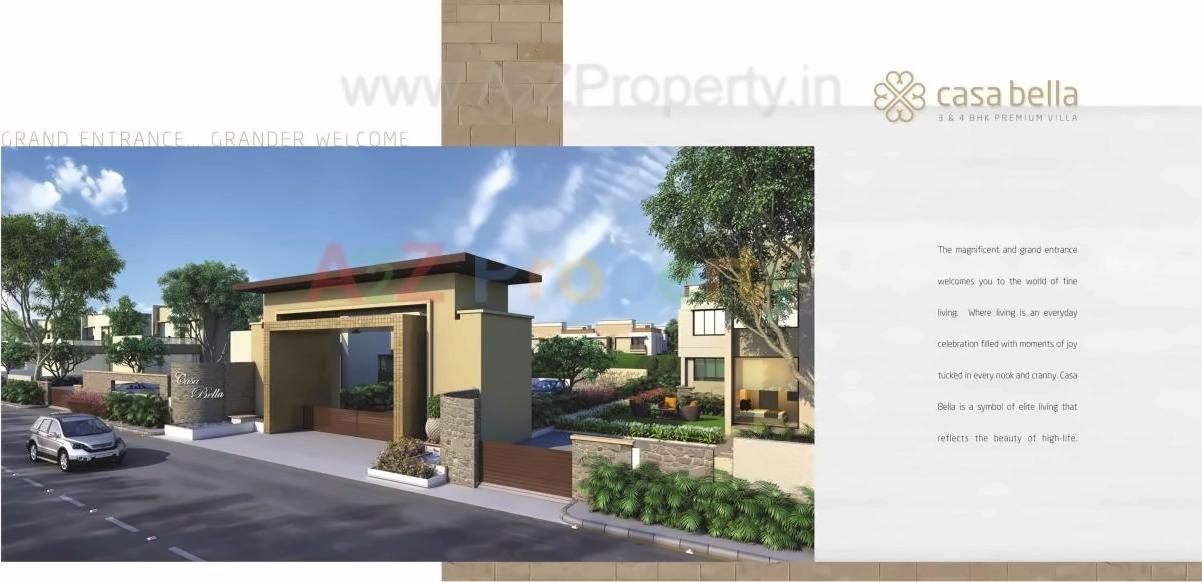 3D Elevation of real estate project Casa Bella located at Barbodhan, Surat, Gujarat