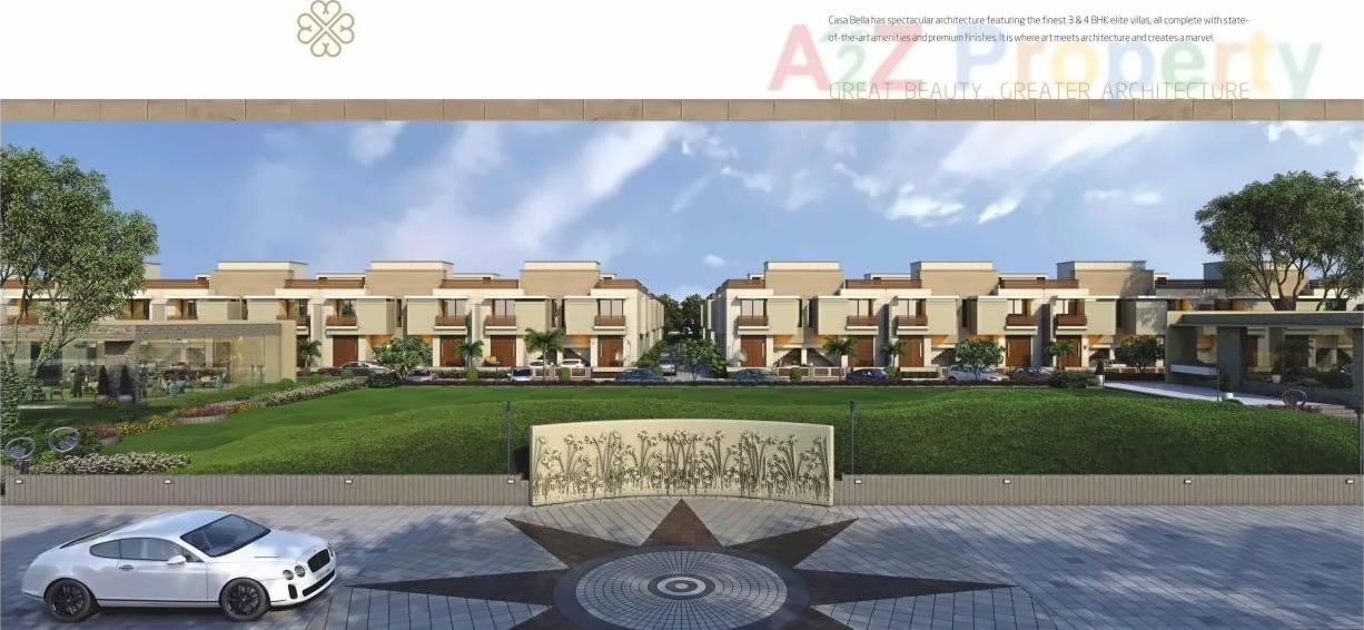 3D Elevation of real estate project Casa Bella located at Barbodhan, Surat, Gujarat