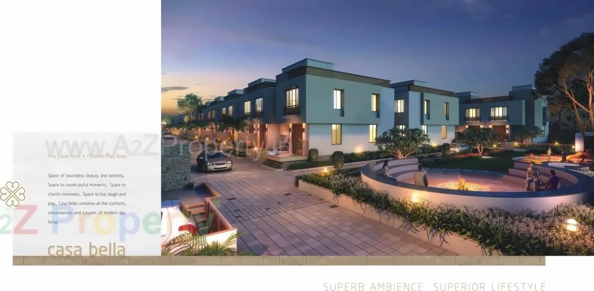 3D Elevation of real estate project Casa Bella located at Barbodhan, Surat, Gujarat