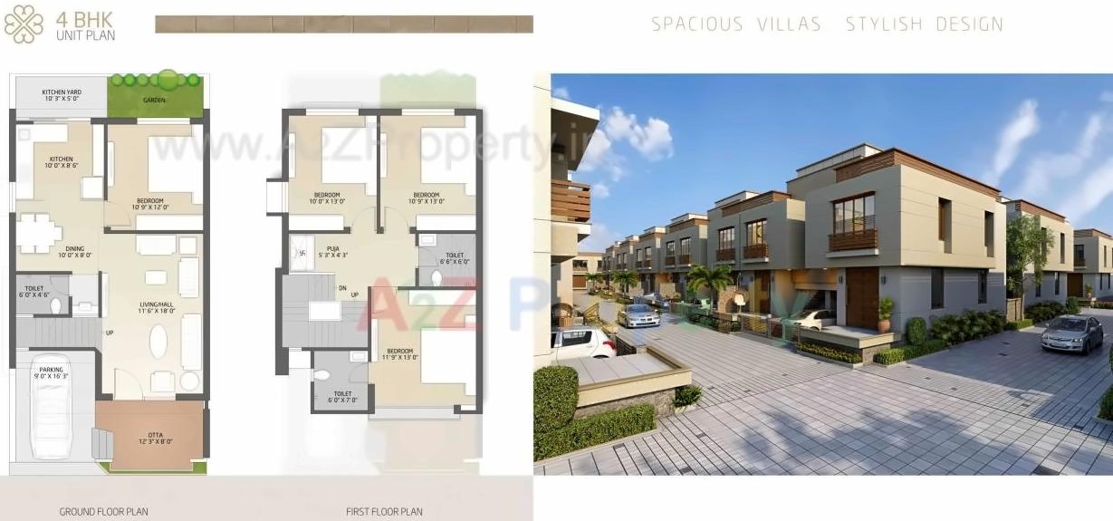 Layout of real estate project Casa Bella located at Barbodhan, Surat, Gujarat