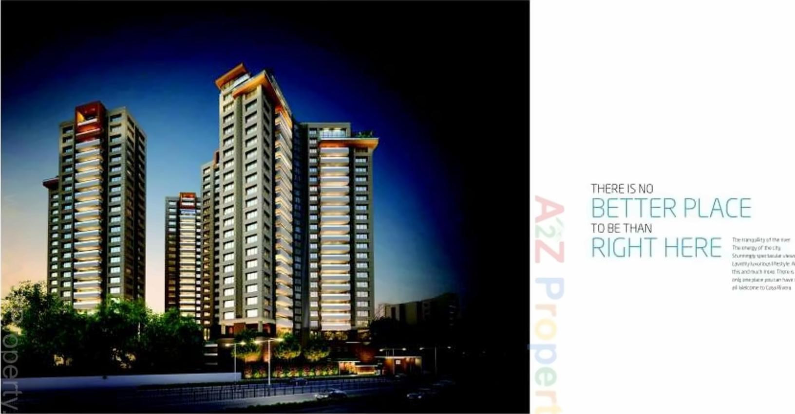 3D Elevation of real estate project Casa Rivera located at Pal, Surat, Gujarat