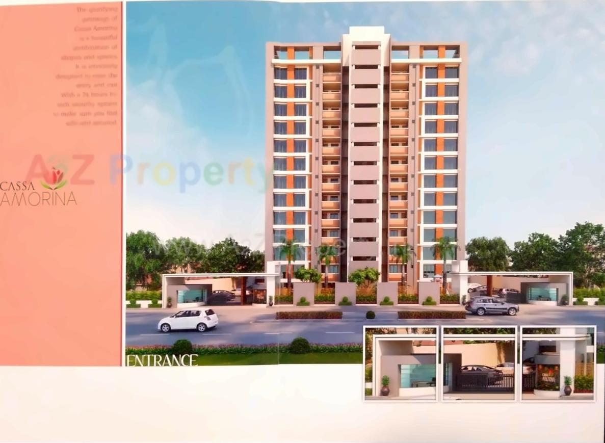 3D Elevation of real estate project Cassa Amorina located at Dumbhal, Surat, Gujarat