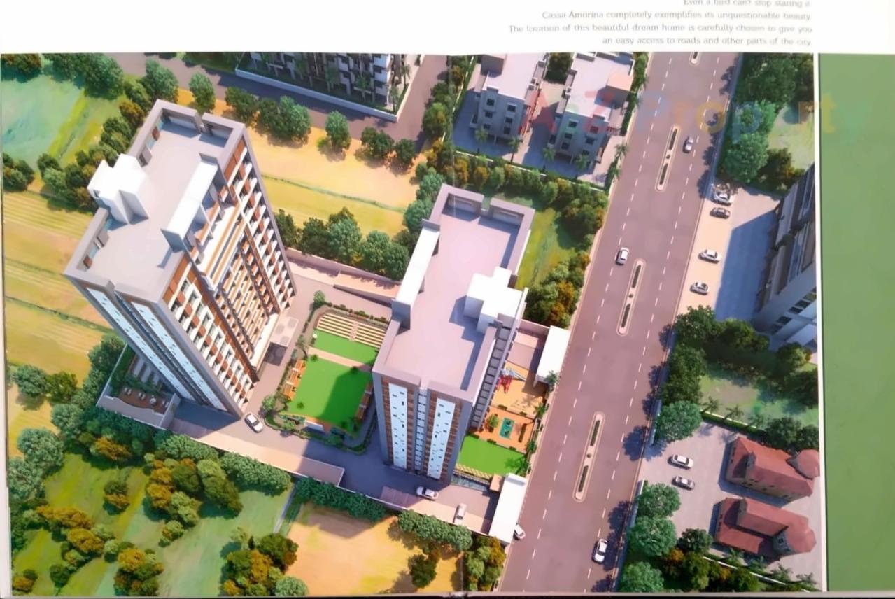 3D Elevation of real estate project Cassa Amorina located at Dumbhal, Surat, Gujarat