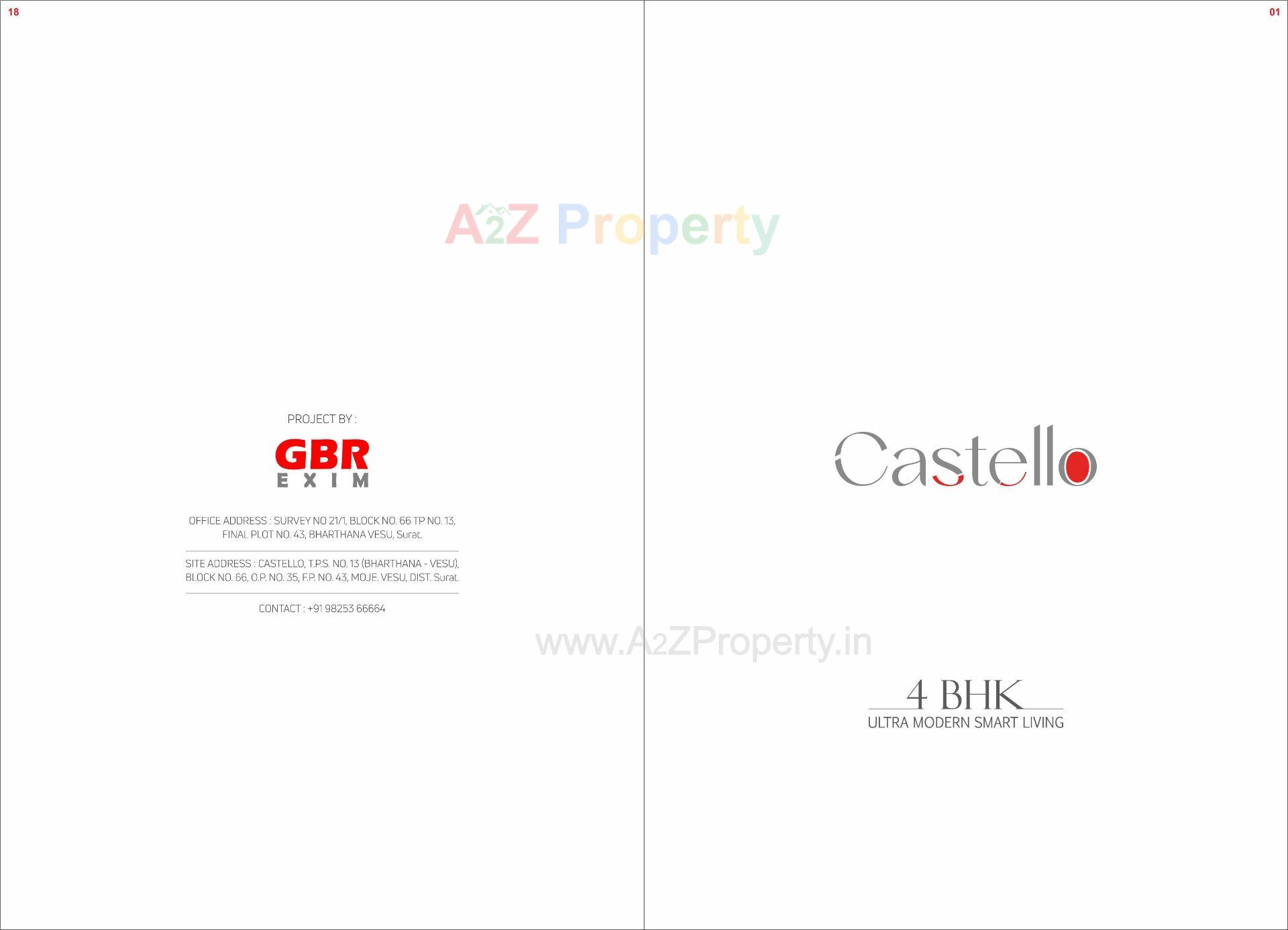  of real estate project Castello located at Vesu, Surat, Gujarat