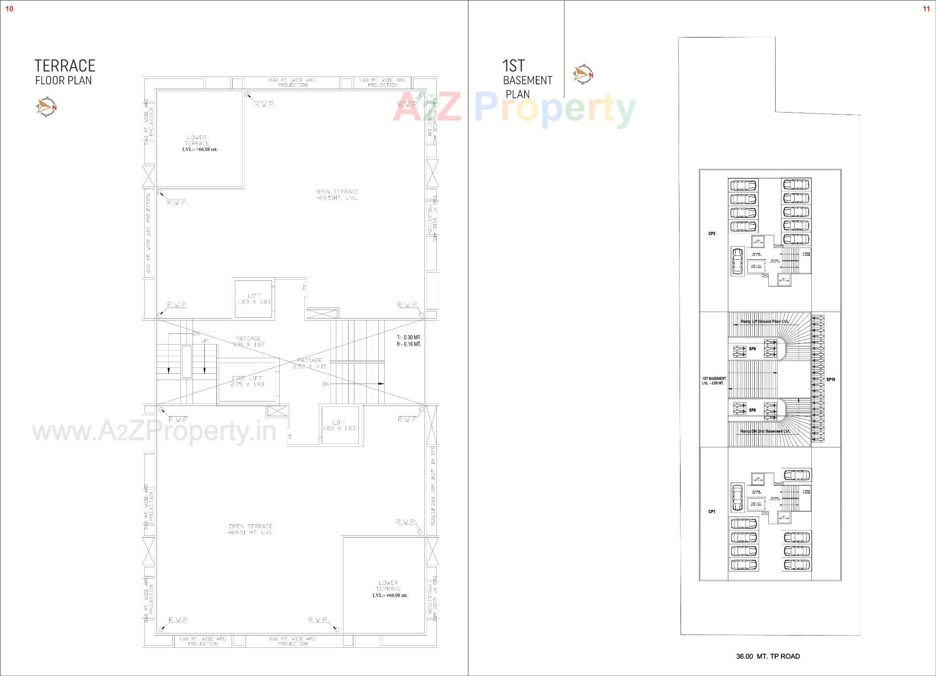Layout of real estate project Castello located at Vesu, Surat, Gujarat
