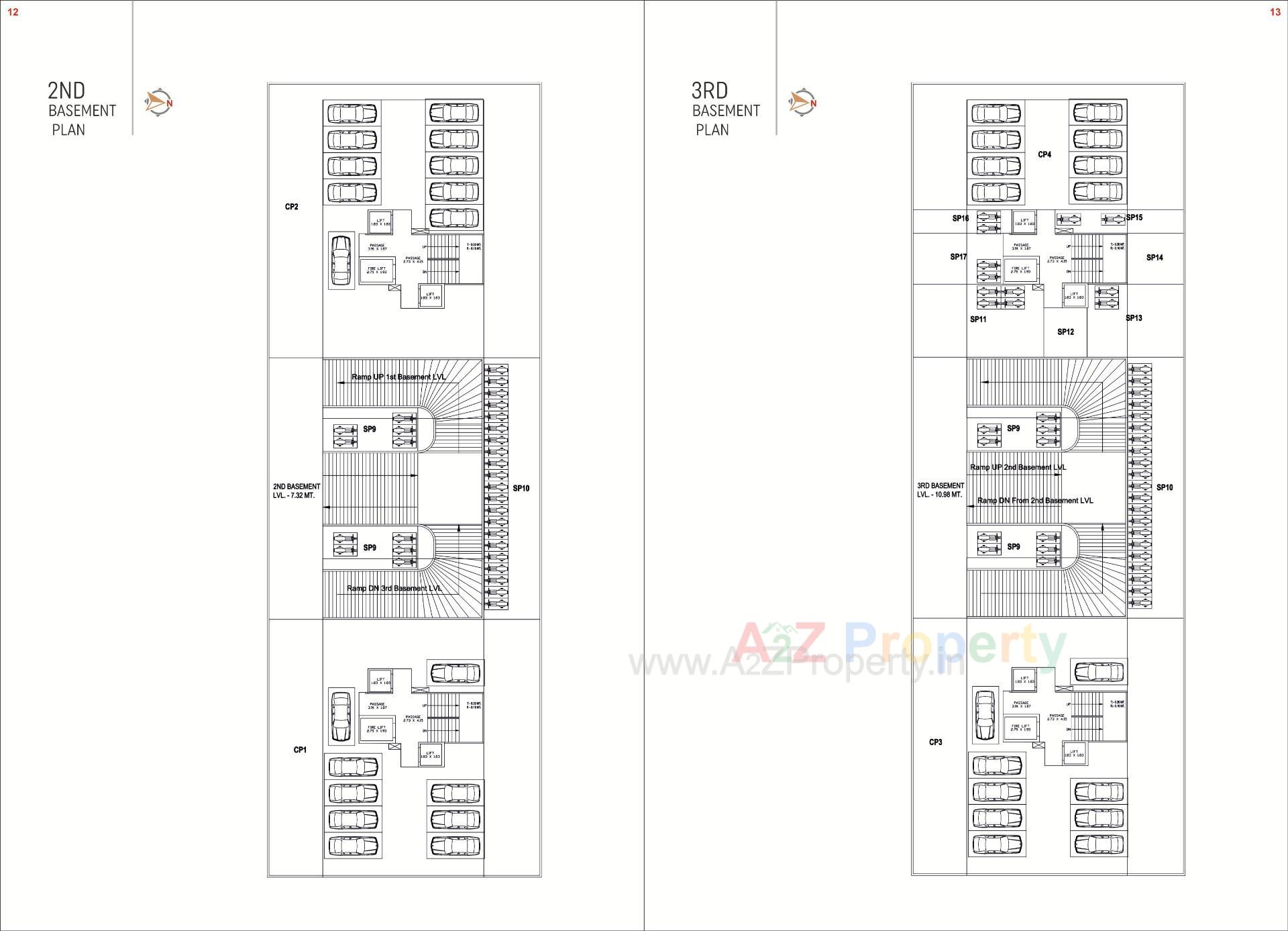 Layout of real estate project Castello located at Vesu, Surat, Gujarat
