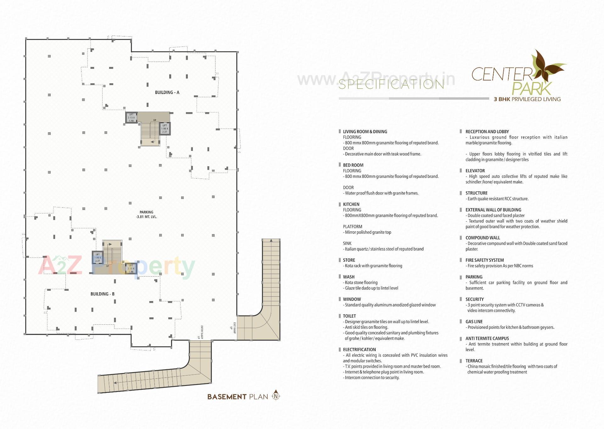  of real estate project Center Park located at Katargam, Surat, Gujarat