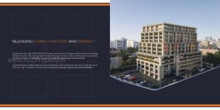 Elevation of real estate project Central Business Hub located at Umra, Surat, Gujarat