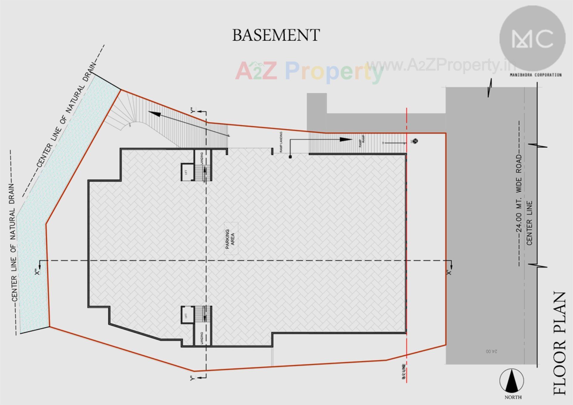 Layout of real estate project Central Plaza located at Bardoli, Surat, Gujarat