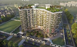 Elevation of real estate project Coconut located at Rundh, Surat, Gujarat