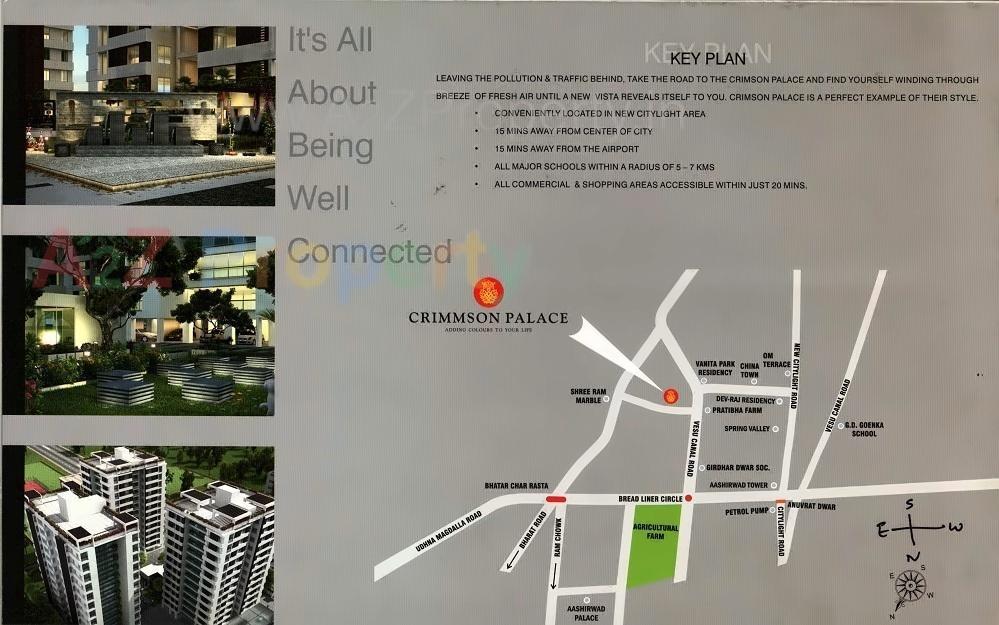  of real estate project Crimson Palace located at Althan, Surat, Gujarat