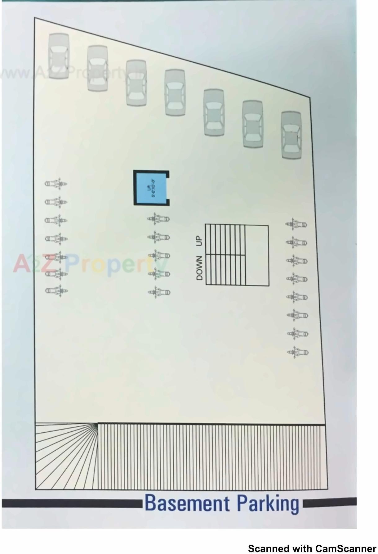 Layout of real estate project Crystal Avenue located at Kathodara, Surat, Gujarat