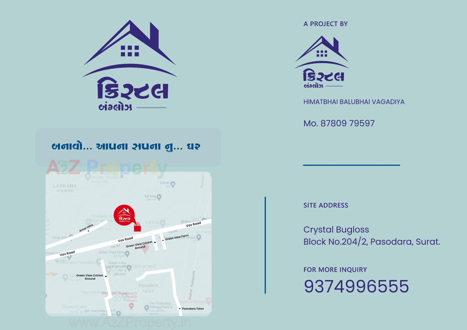  of real estate project Crystal Bungalows located at Surat, Surat, Gujarat