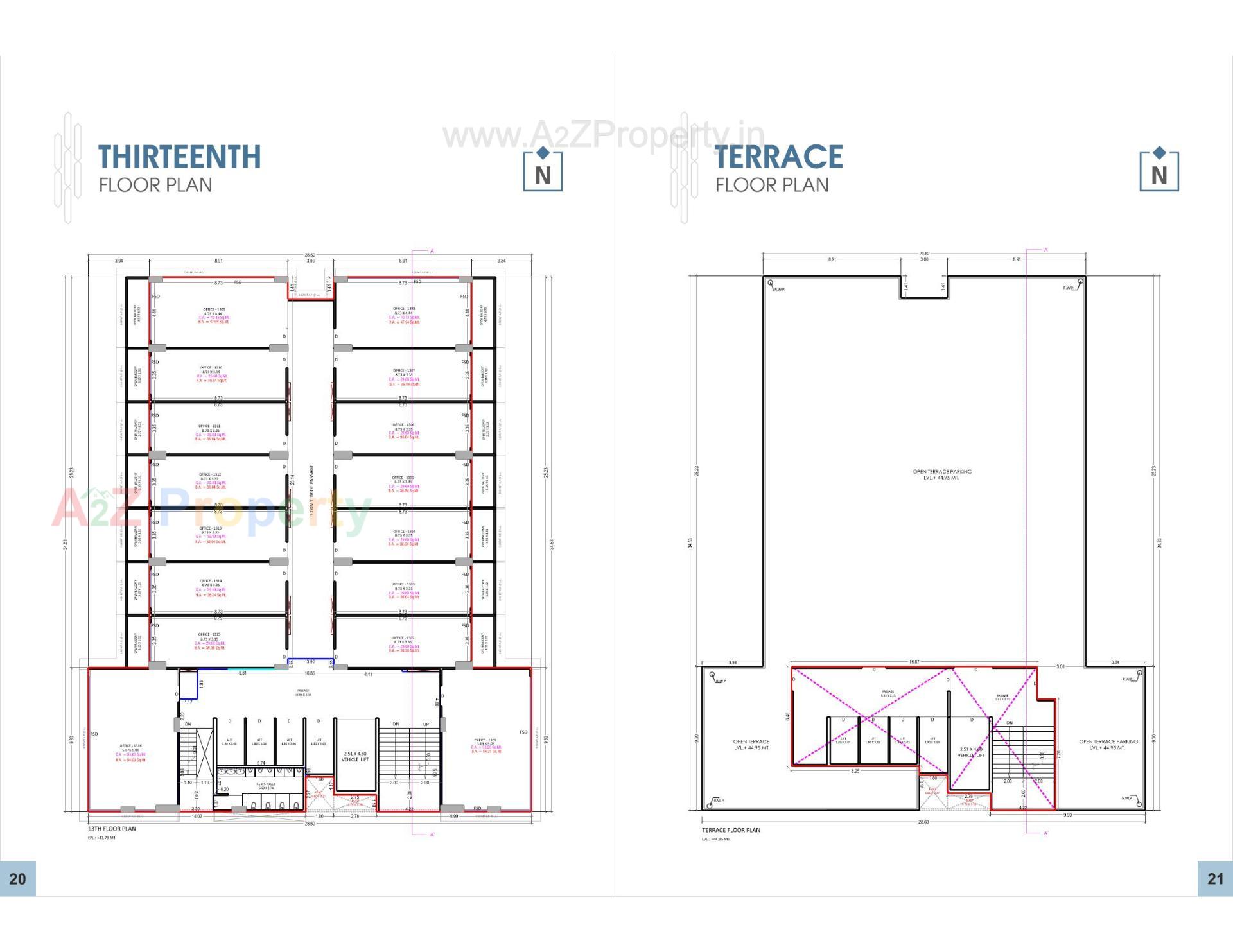 Layout of real estate project Cyber City located at Utran, Surat, Gujarat