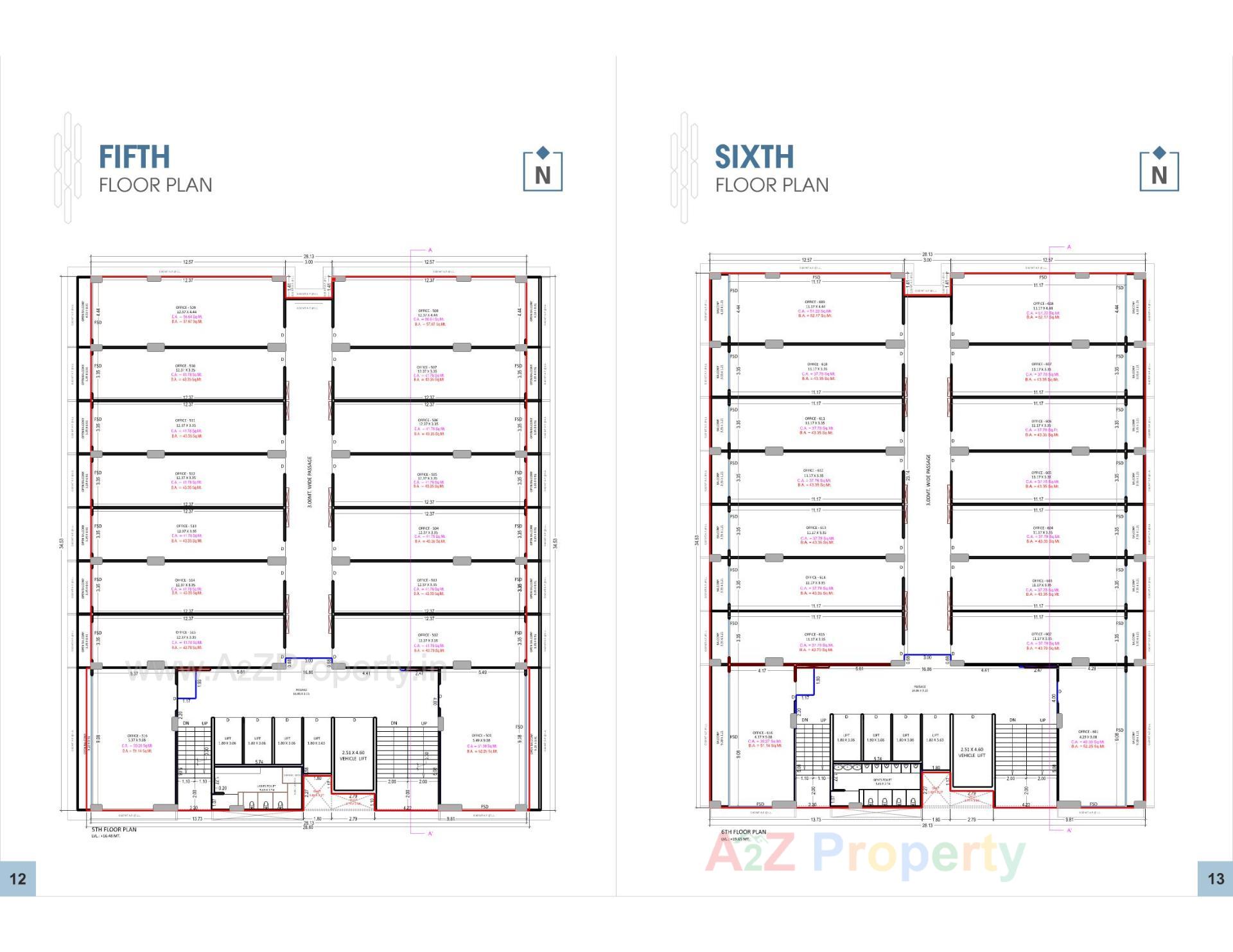 Layout of real estate project Cyber City located at Utran, Surat, Gujarat