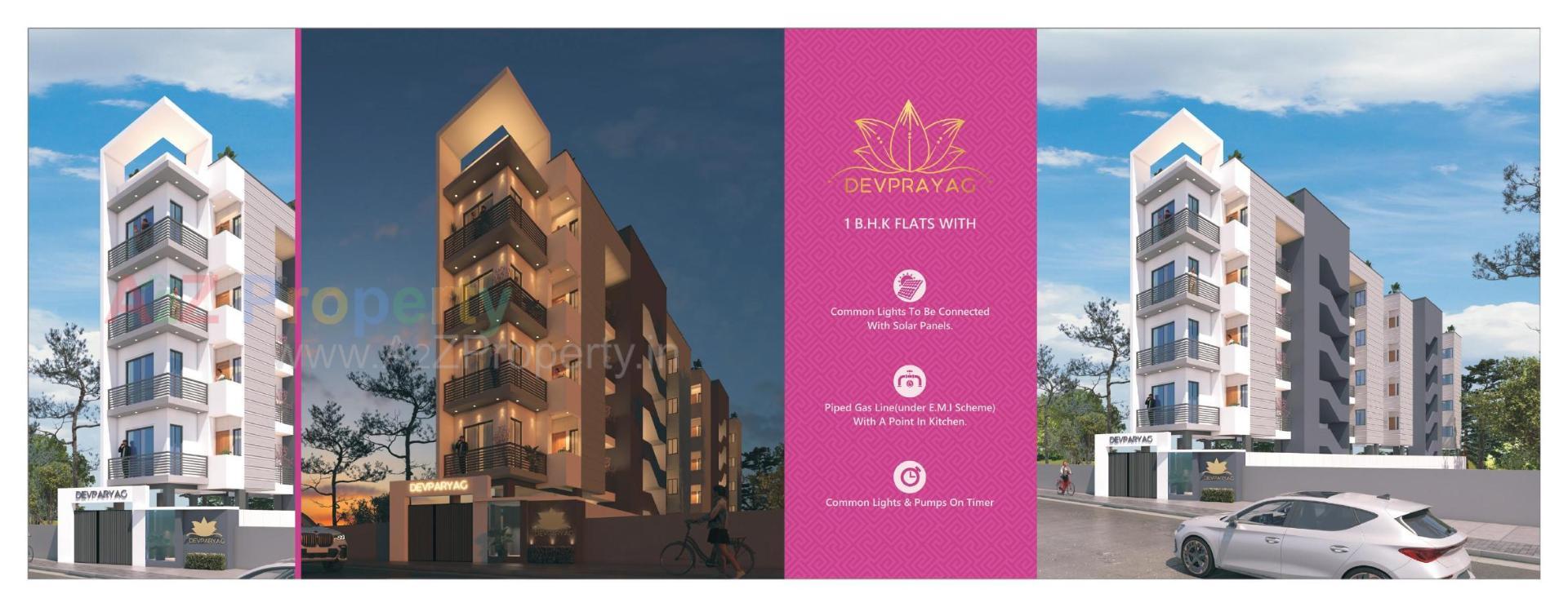 3D Elevation of real estate project Devprayag located at Bhatha-dist, Surat, Gujarat