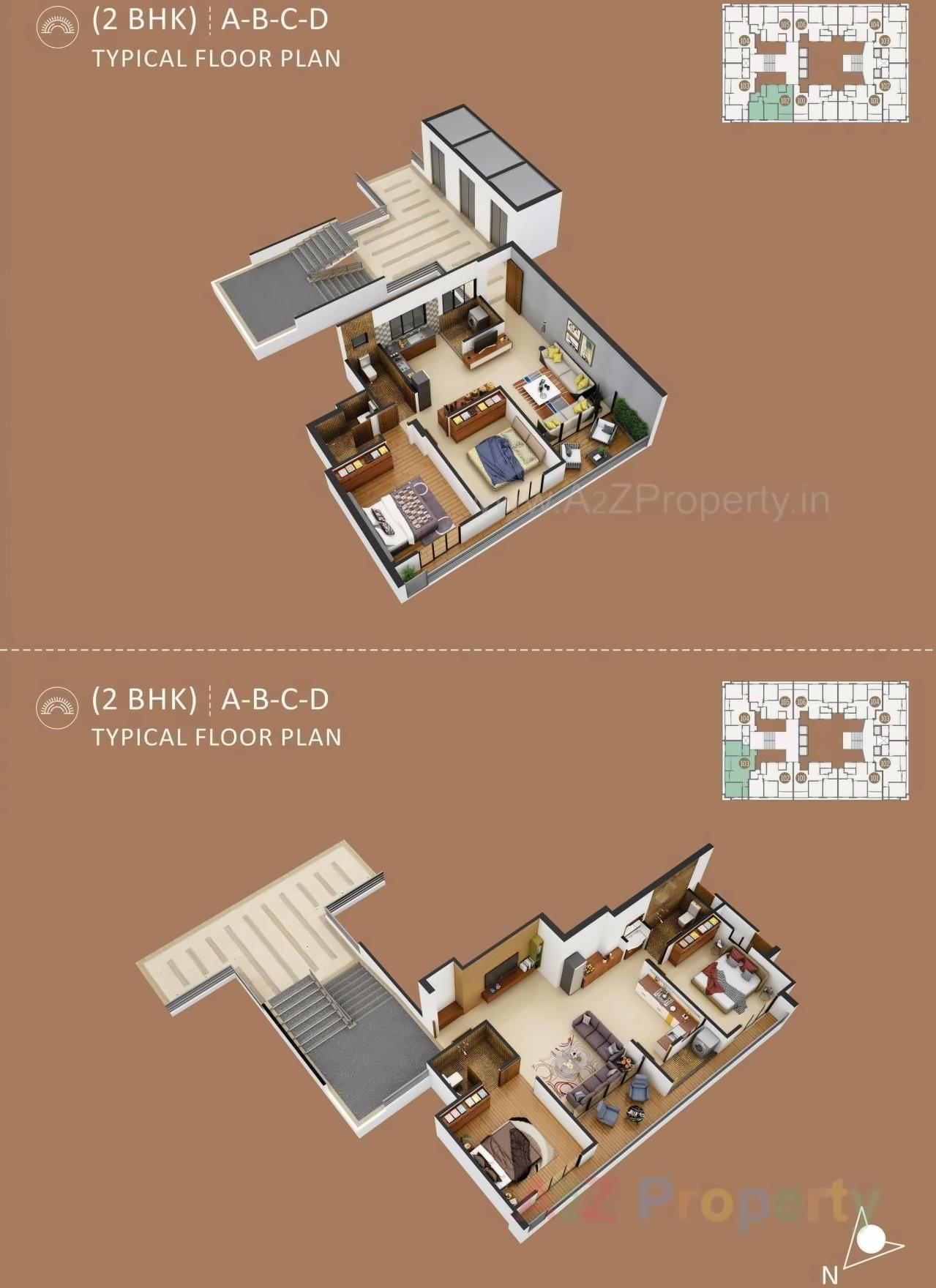 Layout of real estate project Devshree Benito located at Vanakla, Surat, Gujarat