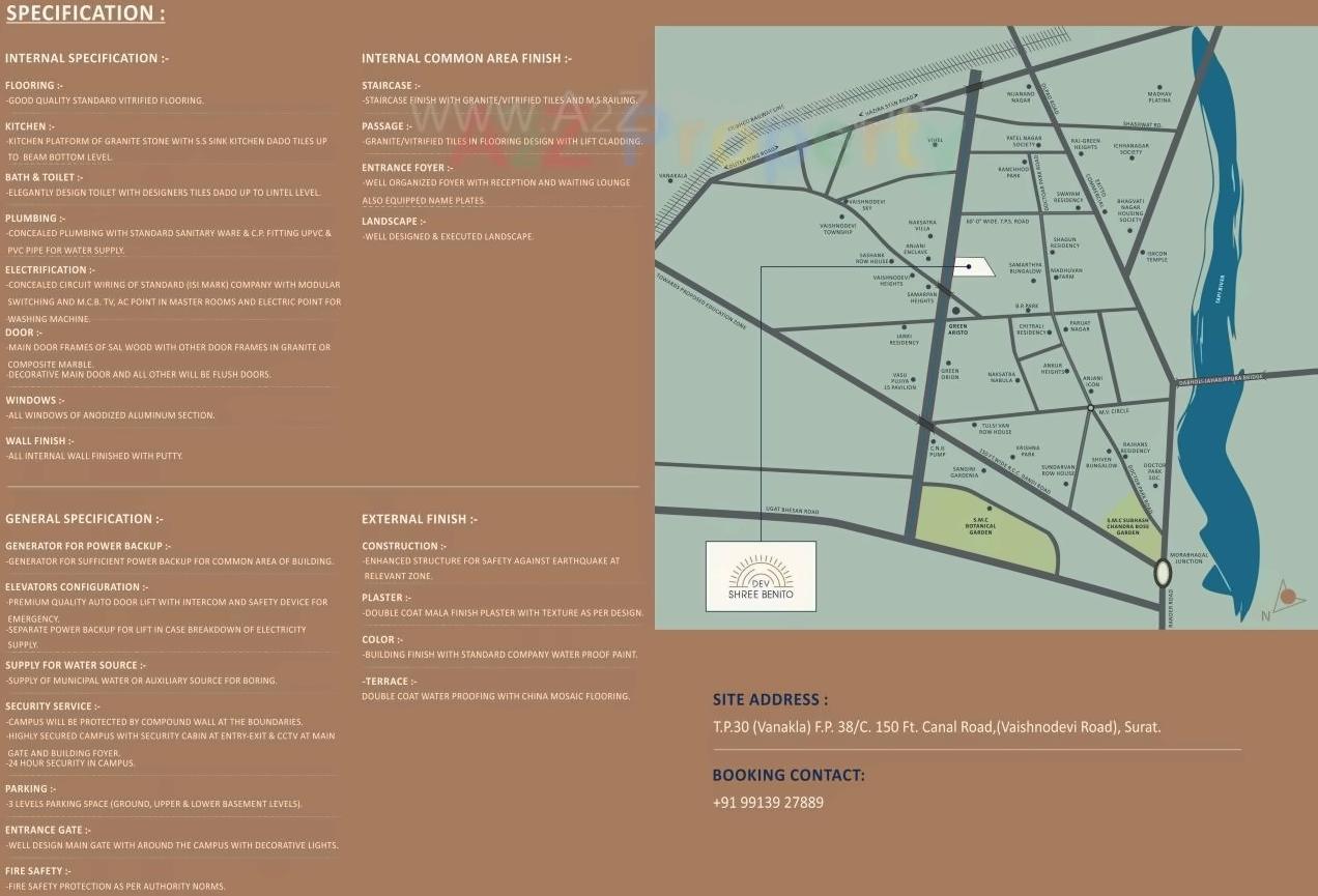  of real estate project Devshree Benito located at Vanakla, Surat, Gujarat