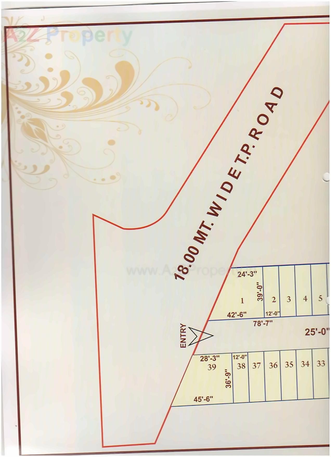  of real estate project Dharmbhakti Residency located at Pali, Surat, Gujarat