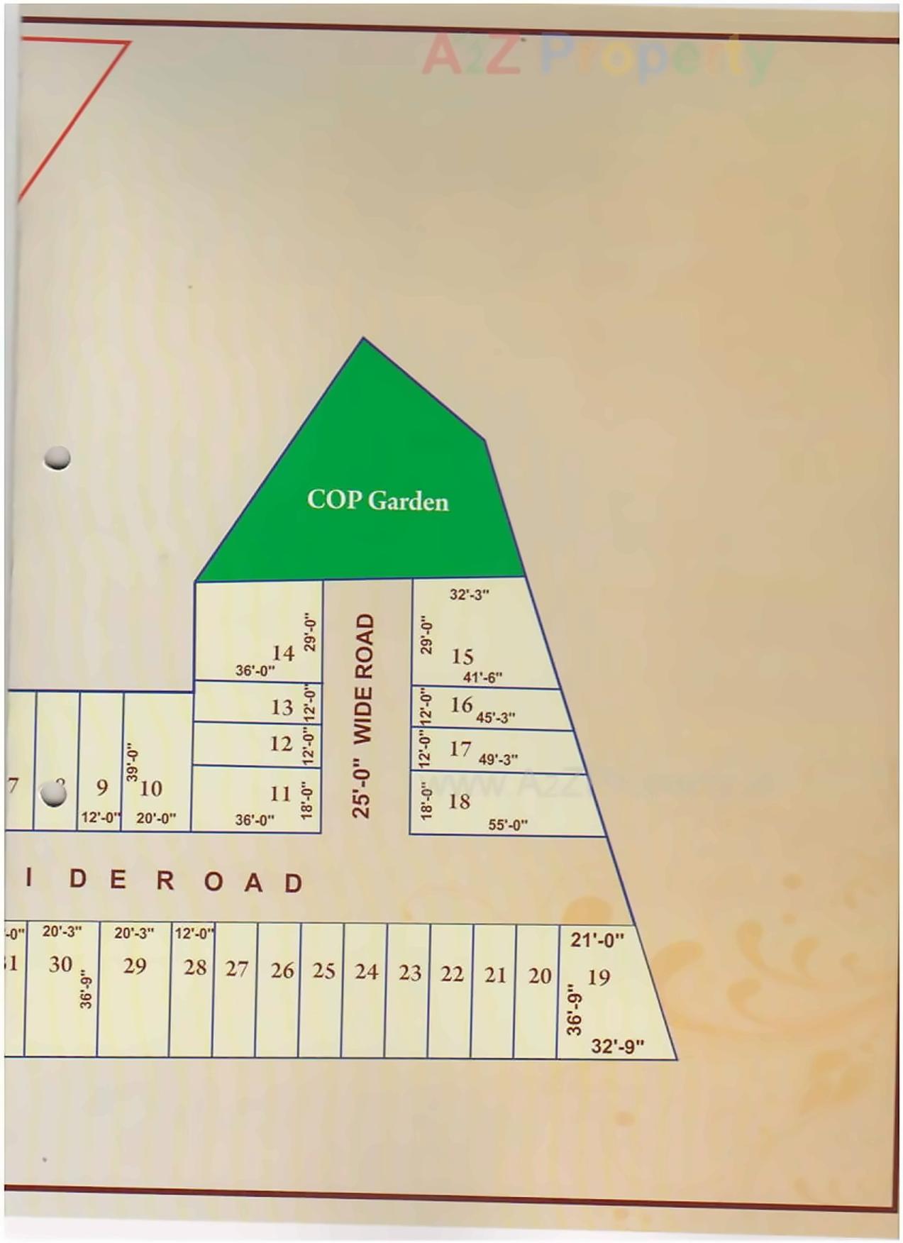Layout of real estate project Dharmbhakti Residency located at Pali, Surat, Gujarat