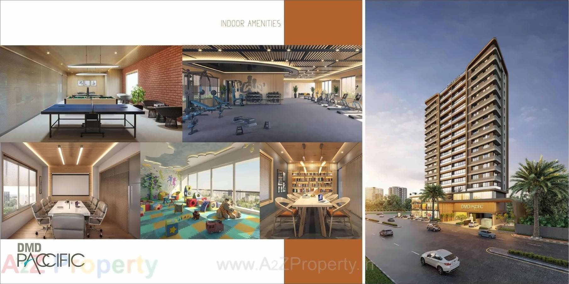 3D Elevation of real estate project Dmd Paccific located at Surat, Surat, Gujarat