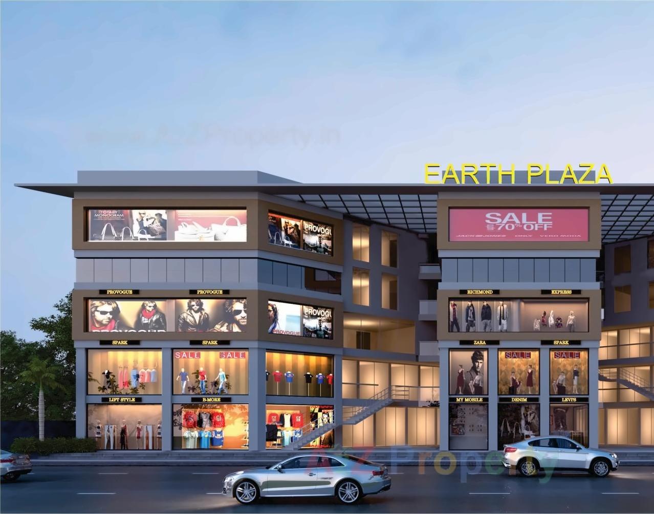 3D Elevation of real estate project Earth Plaza located at Variav, Surat, Gujarat