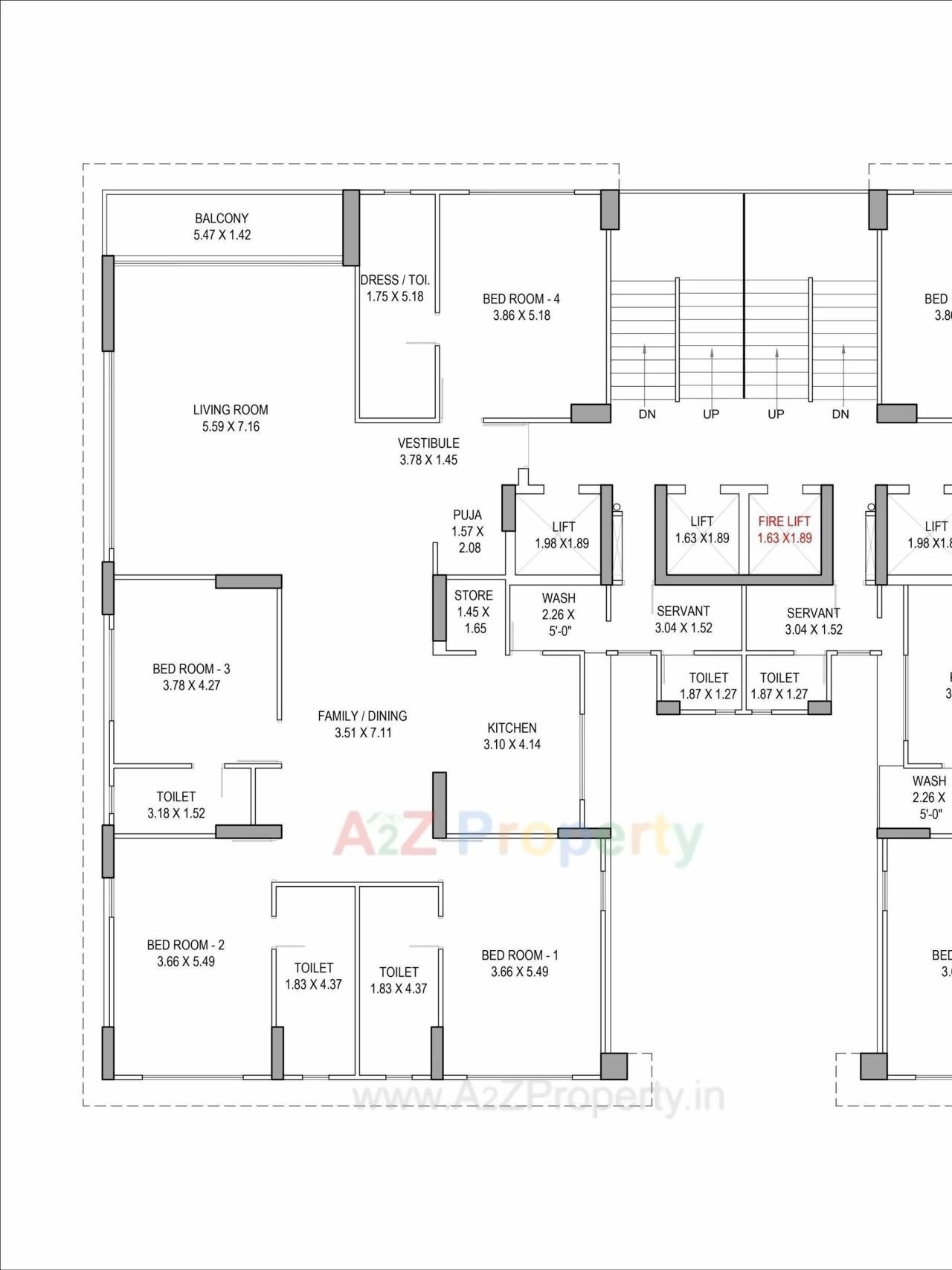 Layout of real estate project Eco Gardens located at Vesu, Surat, Gujarat