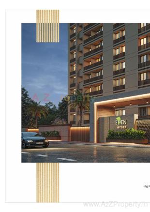 Elevation of real estate project Eden Arcon located at Sarthana, Surat, Gujarat