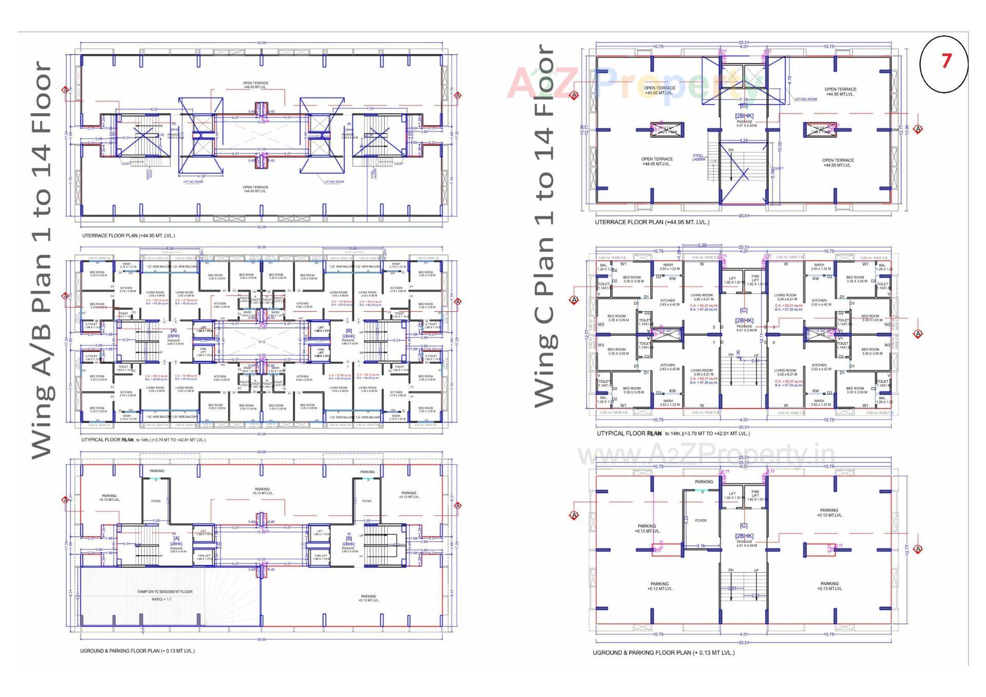 Layout of real estate project Eden Arcon located at Sarthana, Surat, Gujarat