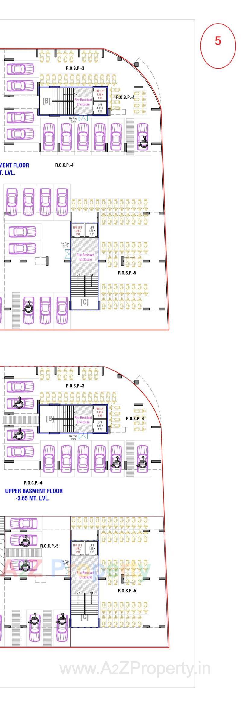 Layout of real estate project Eden Atmos located at Sarthana, Surat, Gujarat