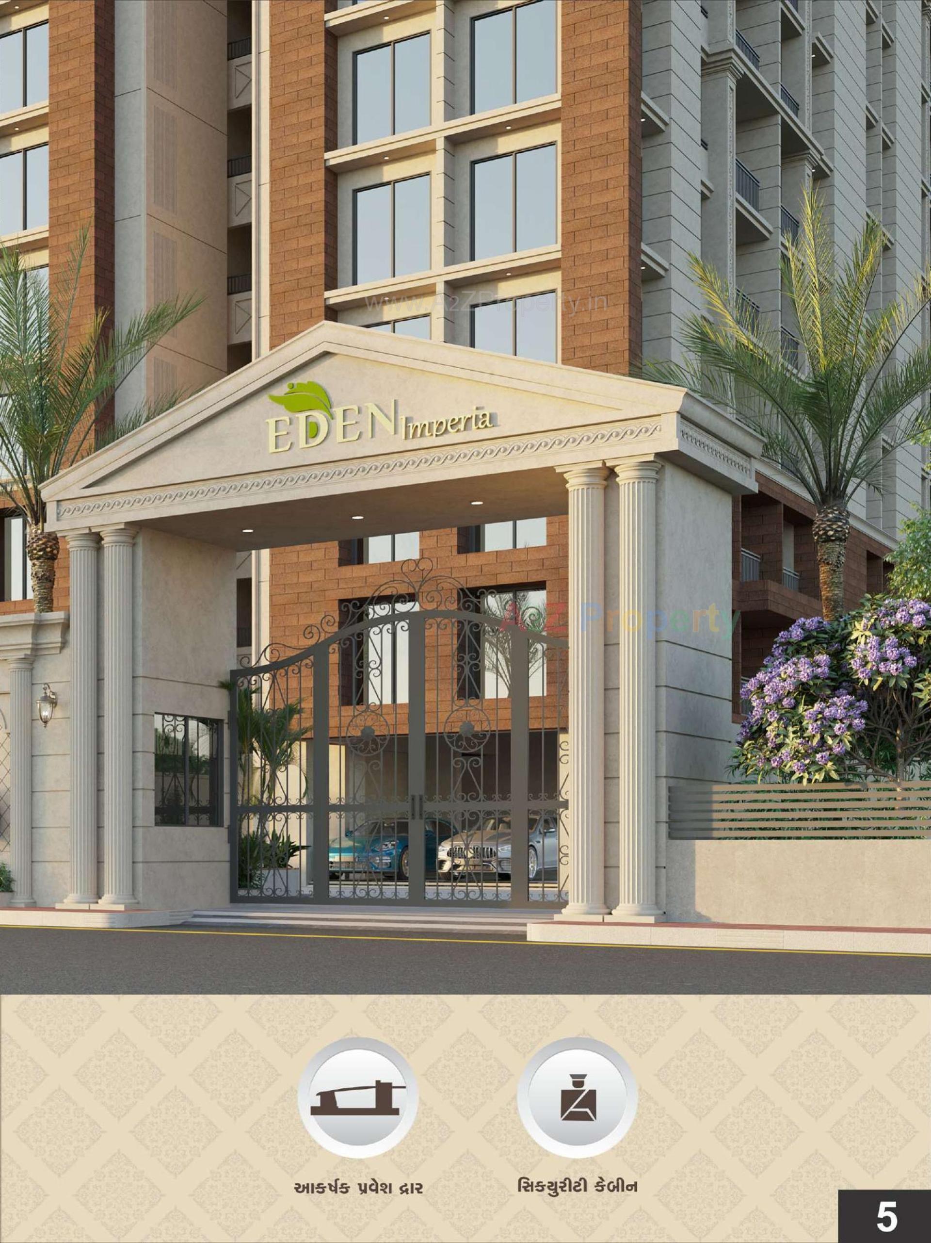 3D Elevation of real estate project Eden Imperia located at Neral, Surat, Gujarat