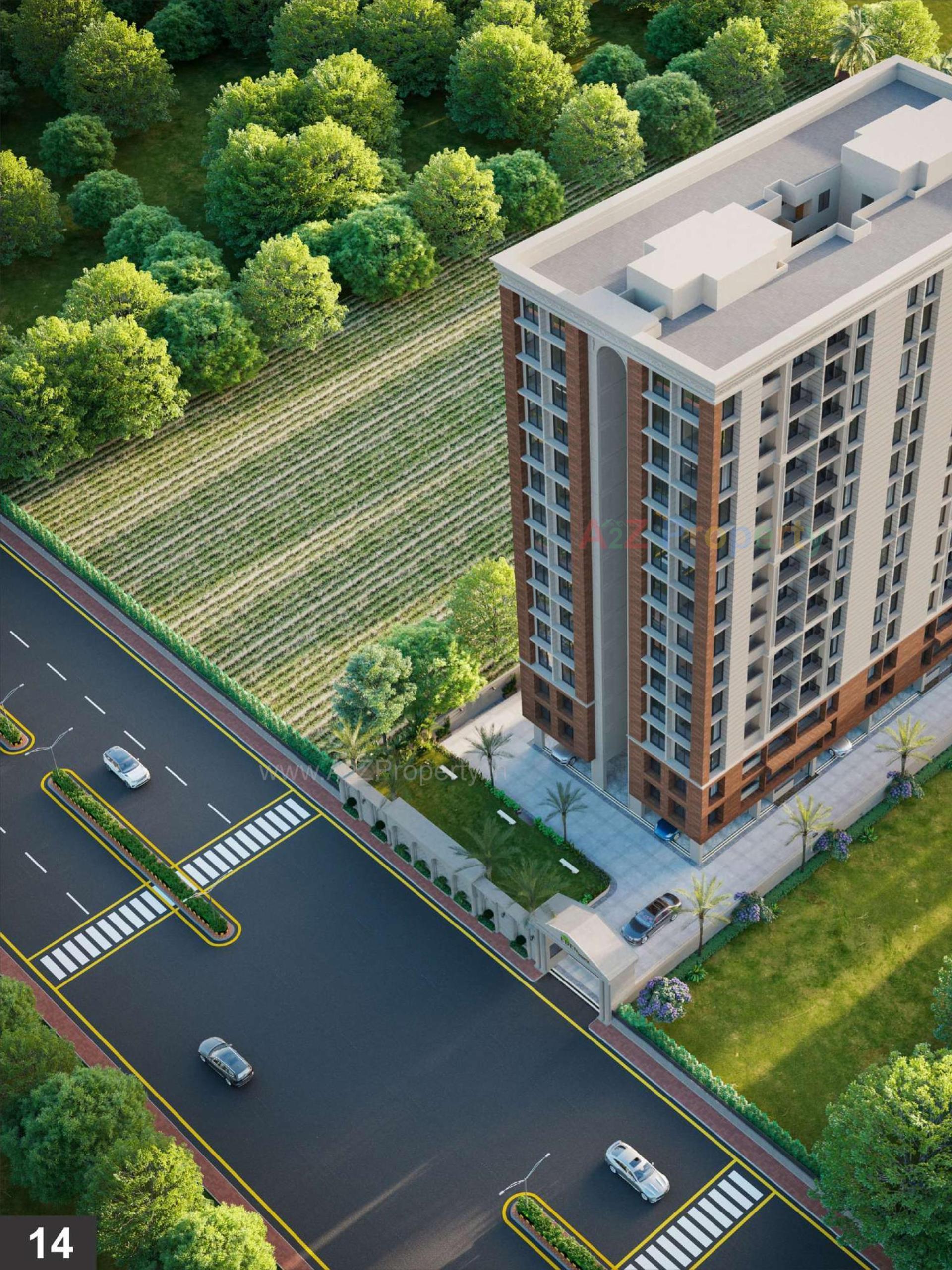 3D Elevation of real estate project Eden Imperia located at Neral, Surat, Gujarat