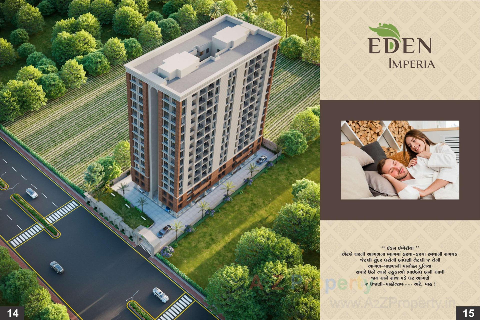 3D Elevation of real estate project Eden Imperia located at Neral, Surat, Gujarat