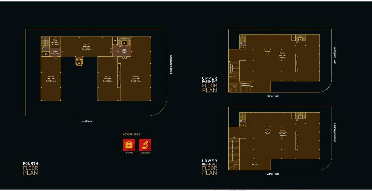 Layout of real estate project Eden Square located at Surat, Surat, Gujarat