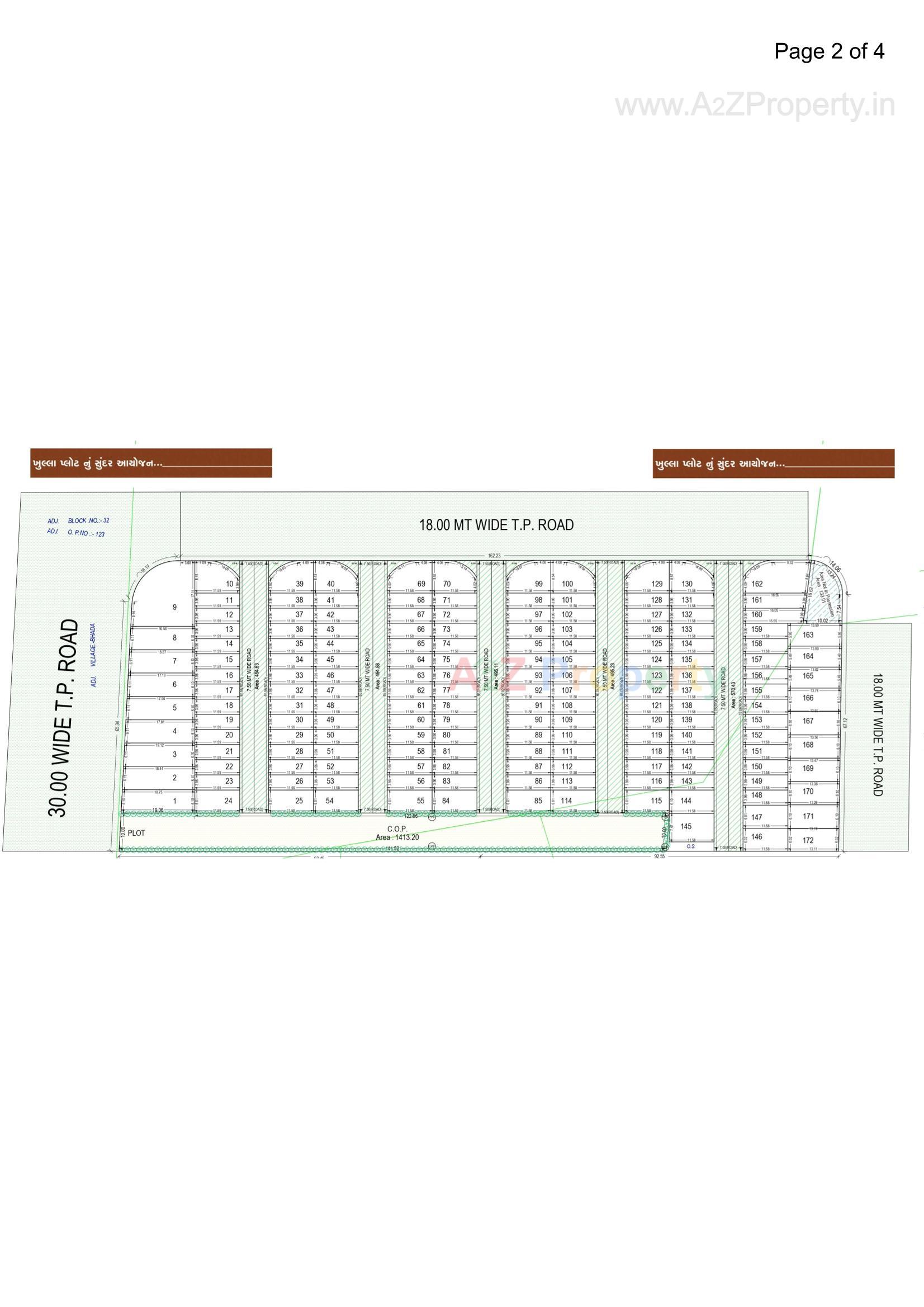 Layout of real estate project Eleganza Homes located at Surat, Surat, Gujarat