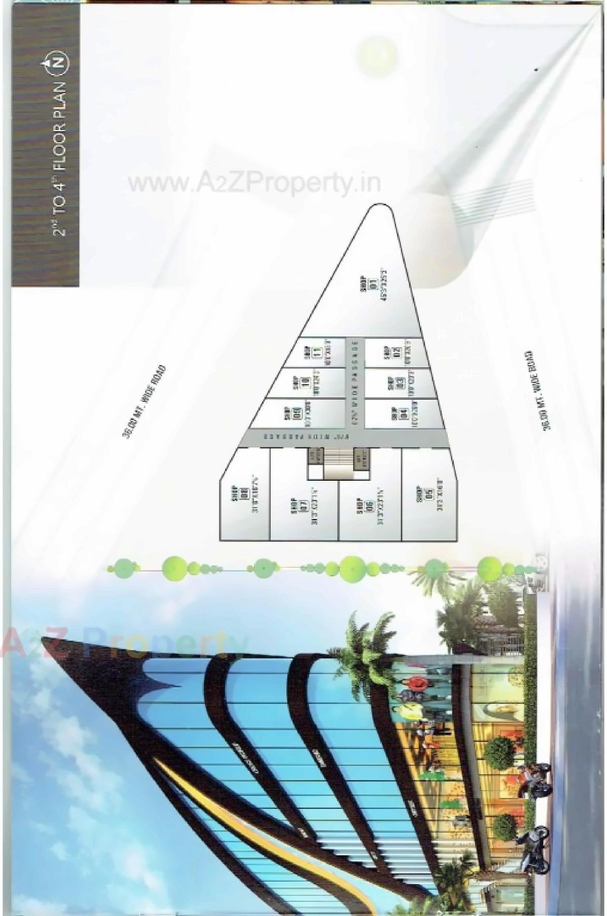  of real estate project Elita Square located at Kosad, Surat, Gujarat