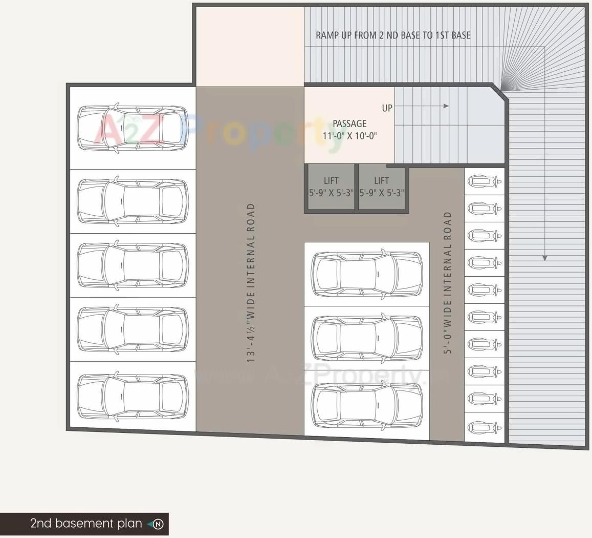 Layout of real estate project Elite located at Nanpura, Surat, Gujarat